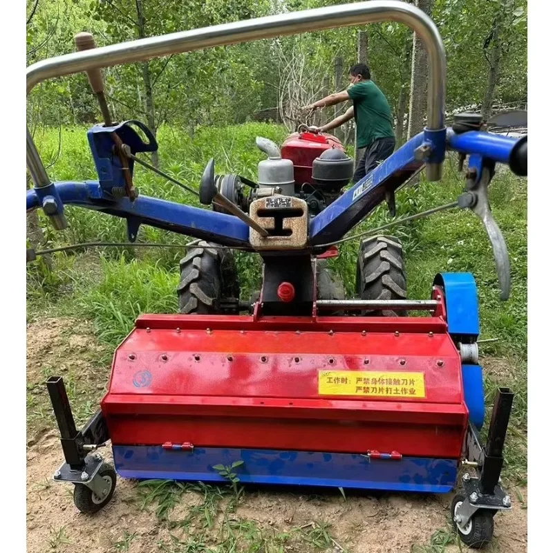 Straw Returning Machine, Corn Stalk Cutter for Walking Tractor, Weed Stubble Shredder for Orchard Branch