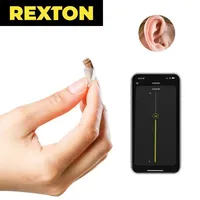 Rexton Inox Super Invisible Hearing Aids CIC Digit 8 Channel Hearing Aid App Adjustable Ear Aid For Mild to Moderate Deafness