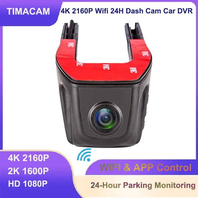 4K Wifi Dash Cam Camera for Toyota for Ford for kia for VW for Volvo for Skoda for Geely for Honda for Hyundai Car DVR Recorder