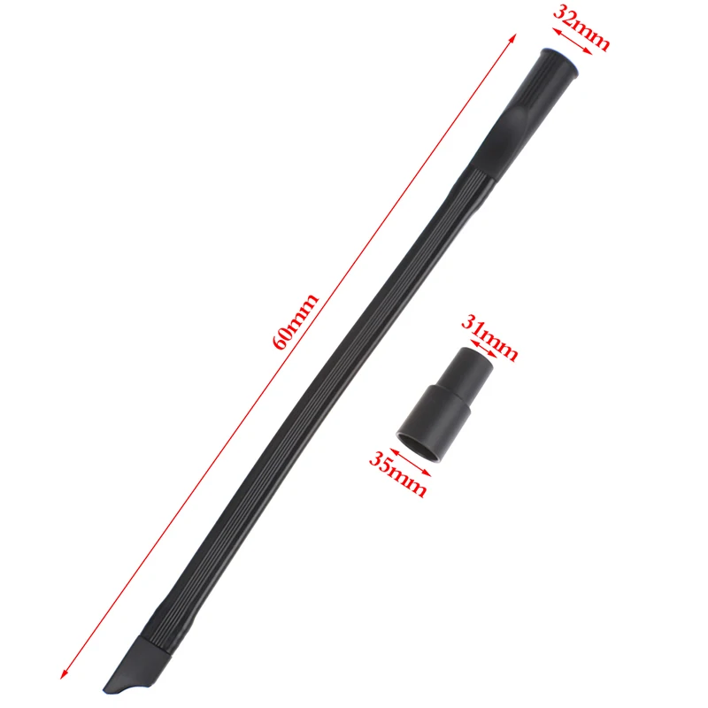 **35mm To 32mm Flexible Crevice Tool Hose Adapter Flat Slim Suction Nozzle Head Carpet Floor Cleaning Tools