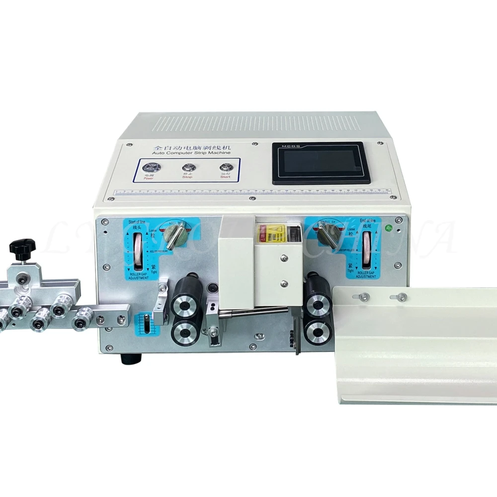 LY 810C 810F 820C 840C 845C 860C 4 Wheels Drive Electric Wire Peeling Stripping Cutting Machine Thin Wires 0.1mm-6mm2 220V 110V