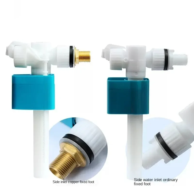 

Side Inlet Valve Toilet Water Tanks Fill Valve Drain Valve Float Bowl Bathroom Fixing Parts Accessory Tank Flush Valves Bolts