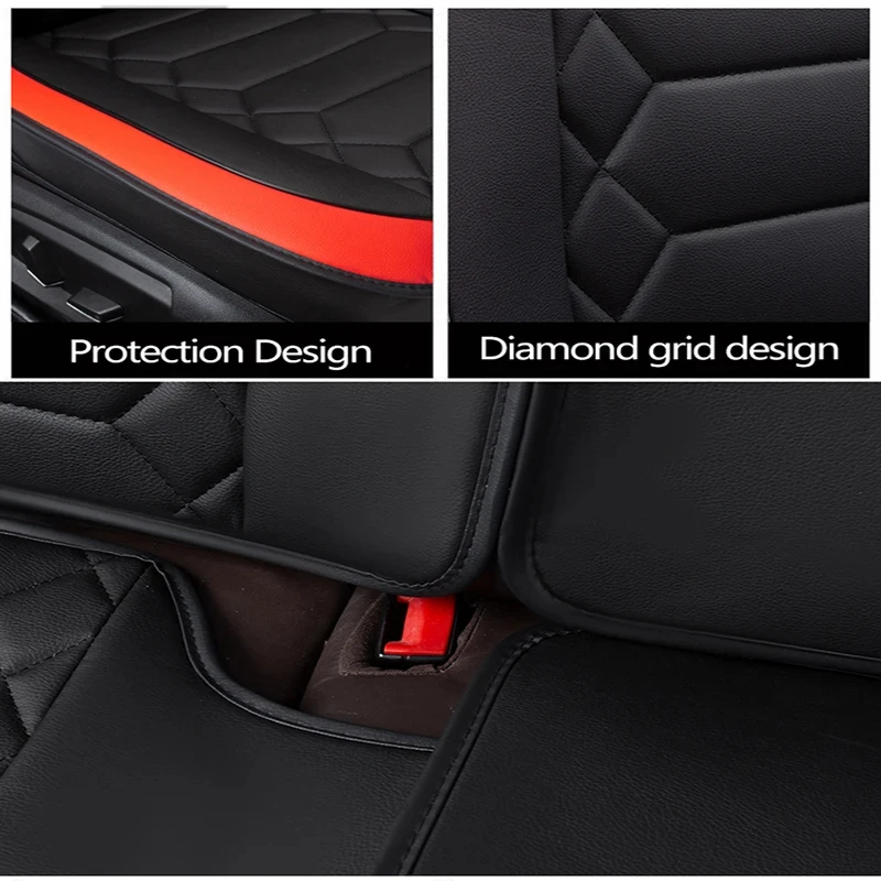 WZBWZX Universal leather Car Seat Cover for Kia All Models rio sportage cerato k2 k3 k4 k5 carnival Car-Styling car accessories