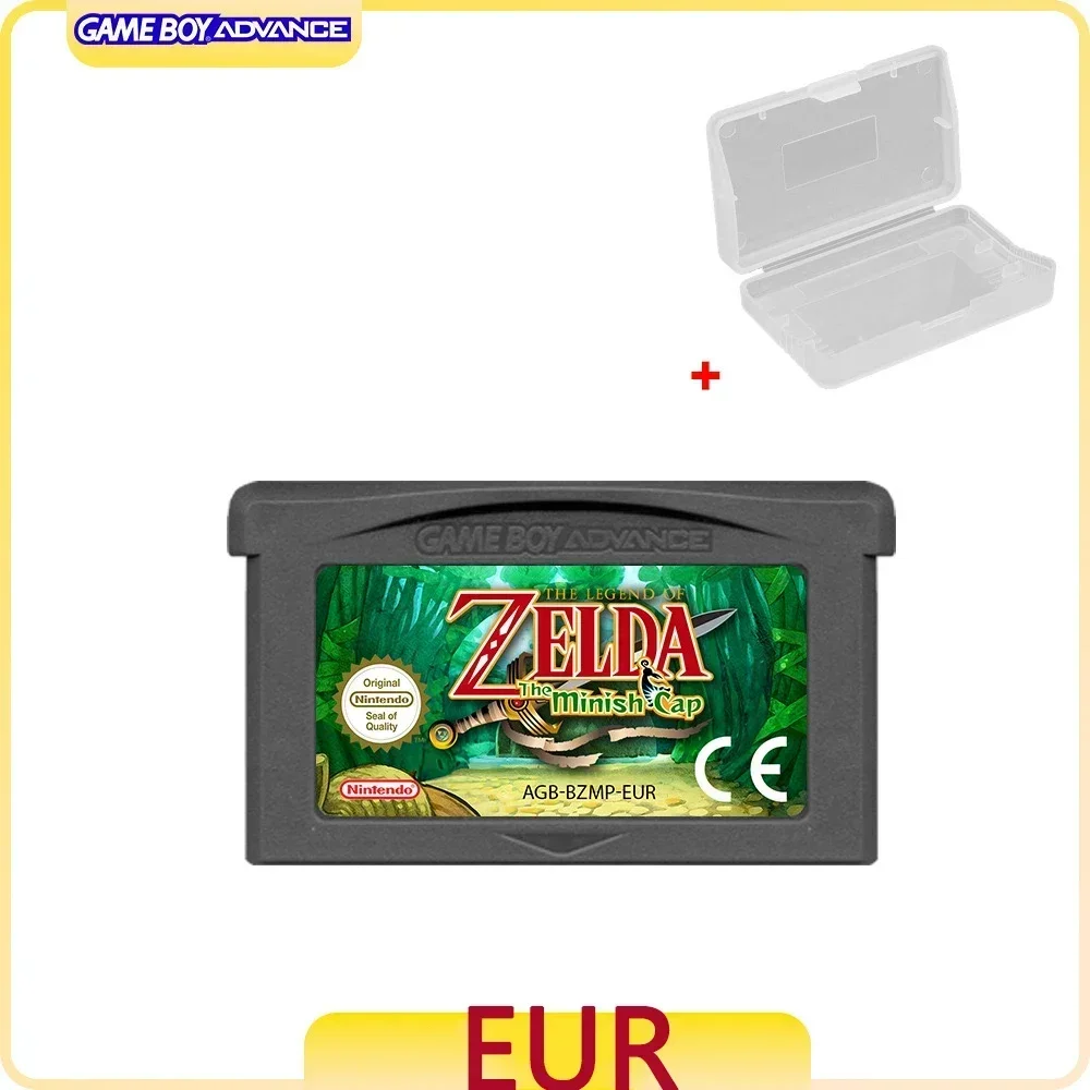 GBA Game Zeld Series 32 Bit Video Game Cartridge Console Card Minish Cap Four Swords Awakening DX Double Pack for GBA/NDS