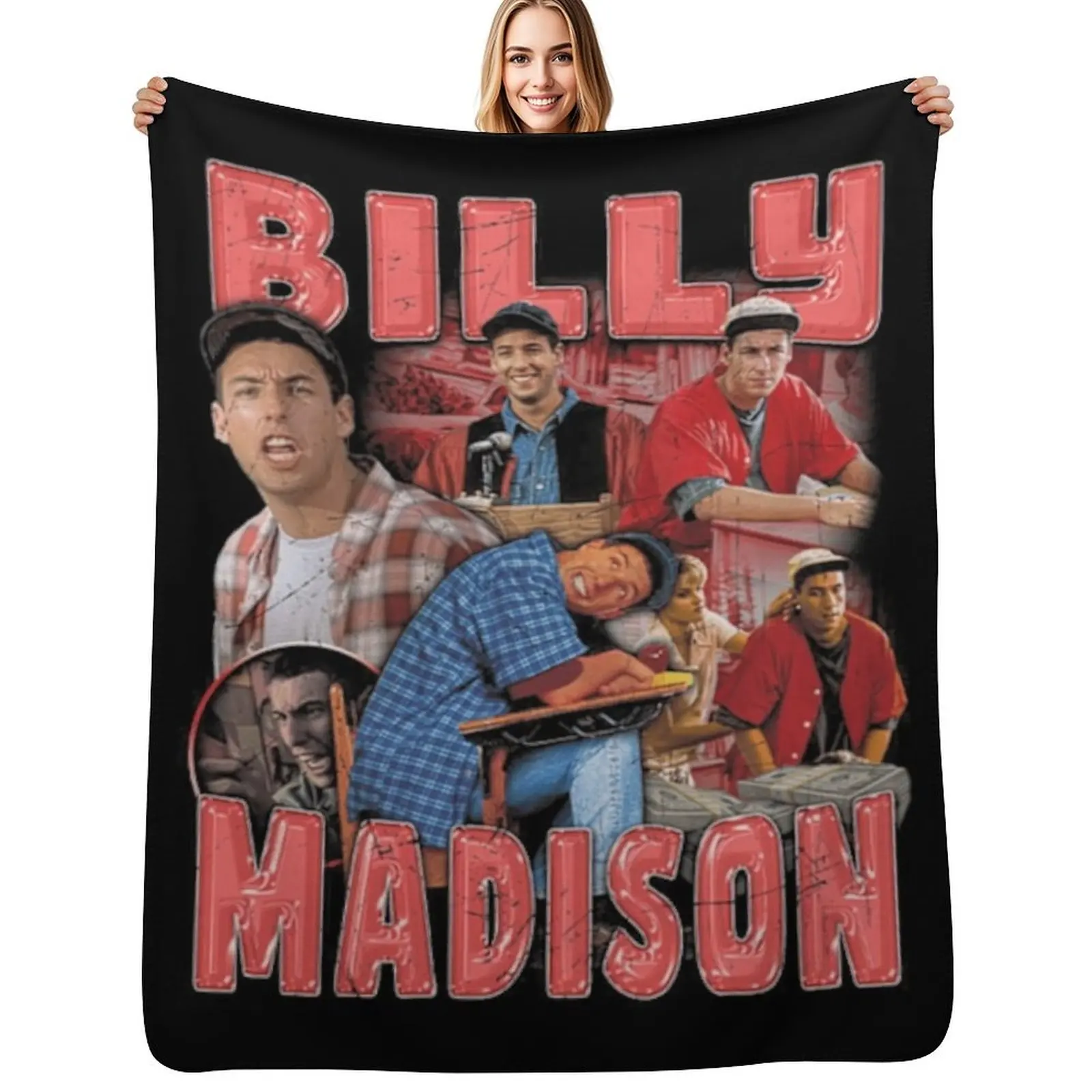 

Vintage Movie Retro 90s Throw Blanket Furry for sofa heavy to sleep Blanket