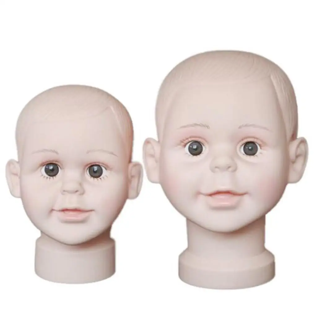 

Children's Mannequin Head Lightweight Display Mannequin Head Hats Calf Jewelry Wig Display Hairpieces for Home Salon Travel Show
