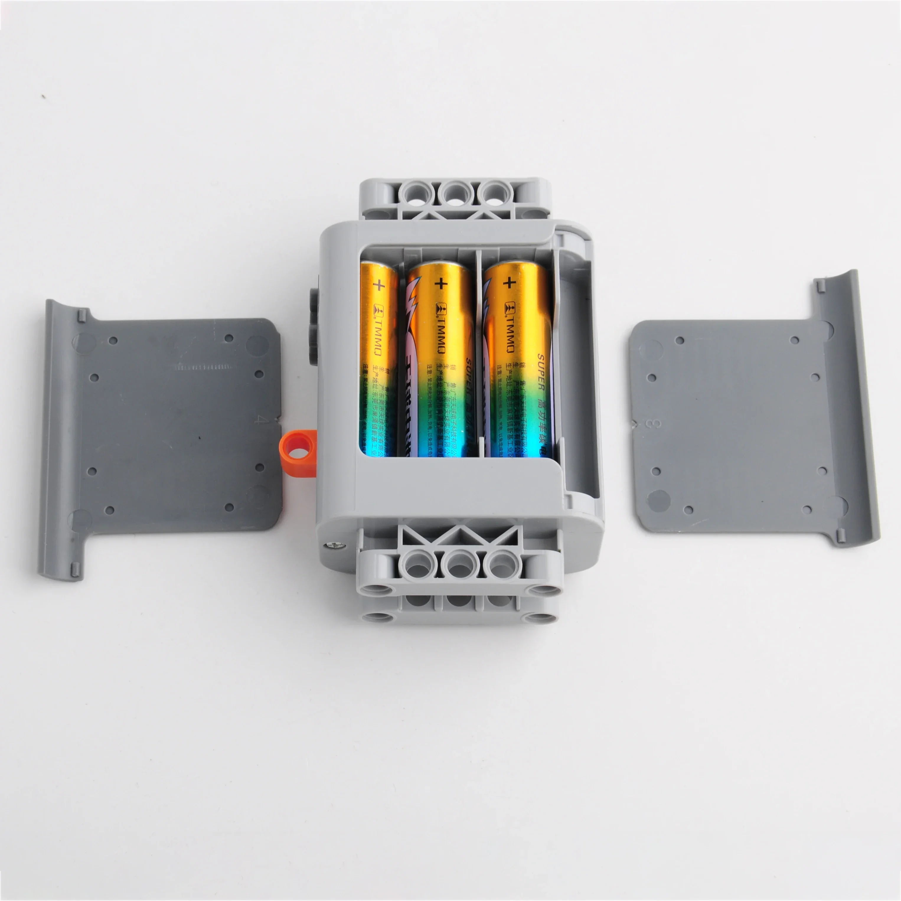 MOC Technology Blocks PF Block Funções de energia Caixa de bateria AA e motor M técnico para carro robô compatível com todas as marcas