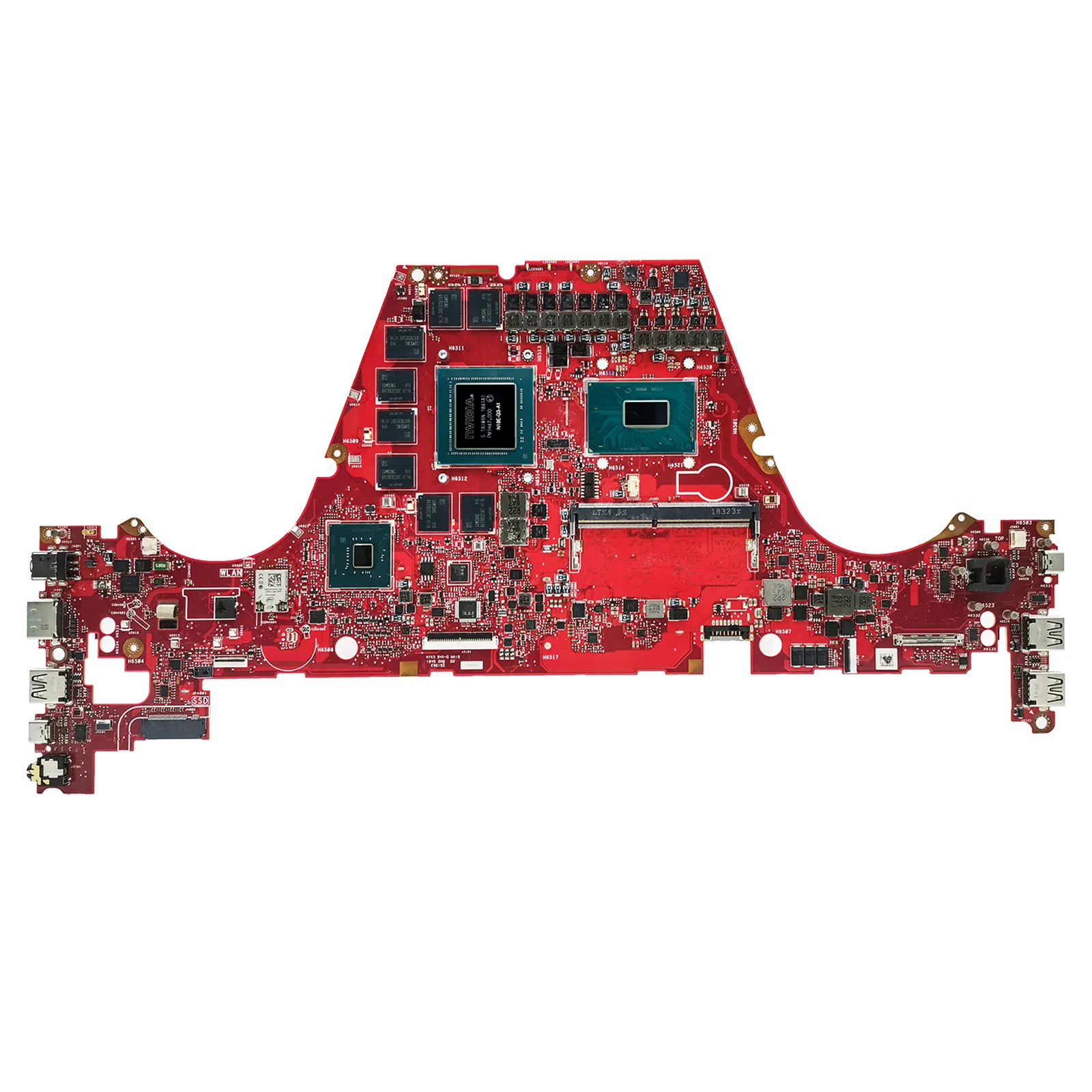 GX701GX Notebook Mainboard For ASUS S17 GX701 GX701GV GX701GW GX701GXH GX701GVR Motherboard i7 CPU RTX2060 2070 2080 GPU 8G 16G