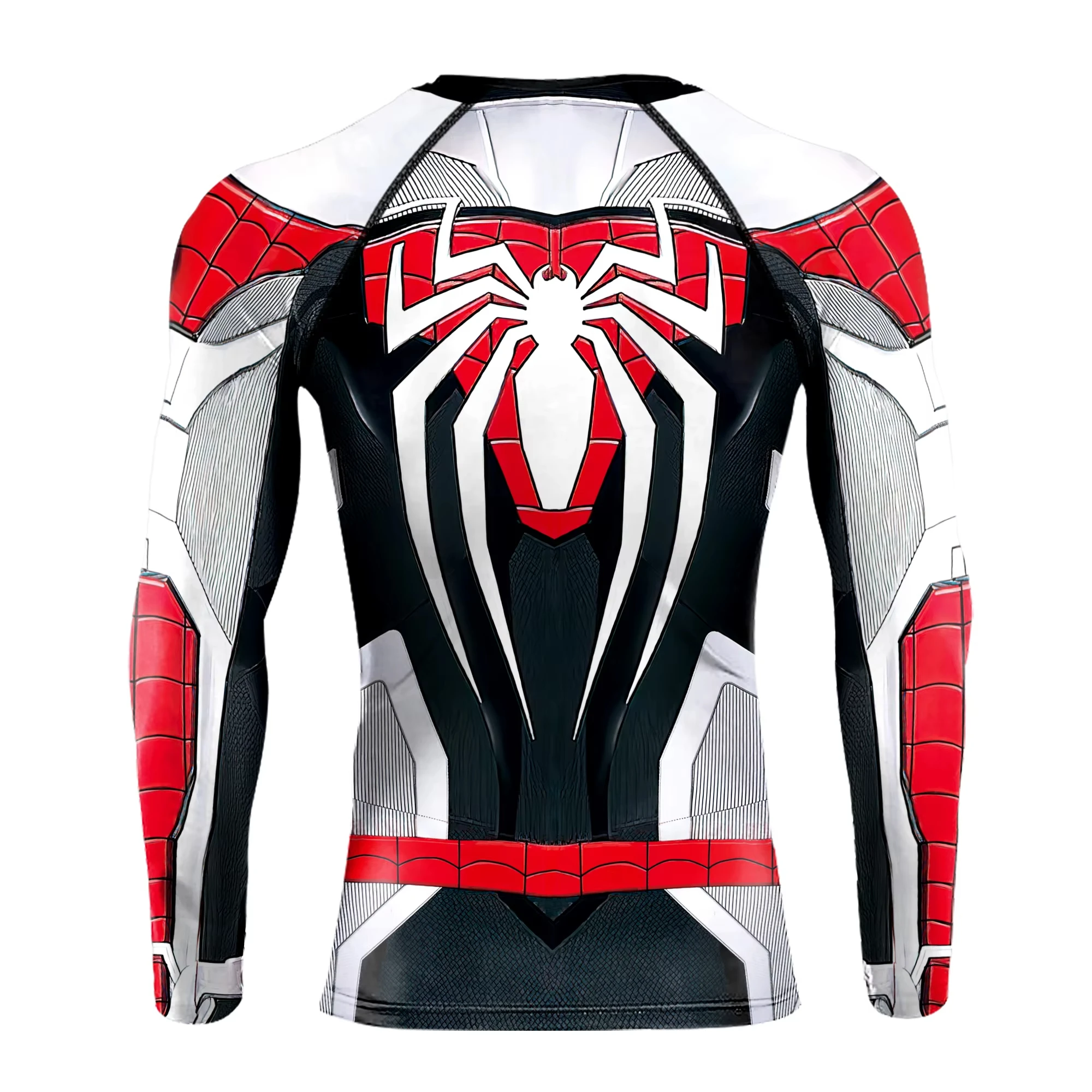 Compression Shirts For Men Long Sleeve Spider Cosplay T-Shirt Top Elastic Fitness Sportwear Halloween Clothes Streetwear Clothes