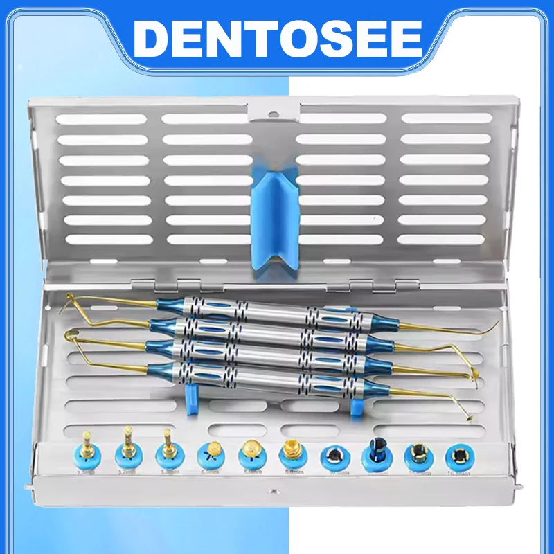 Dental Sinus Lift Lateral Approach Kit Sinus Lifting Elevation Drills External Periosteal Separator Reamer Implant Instruments