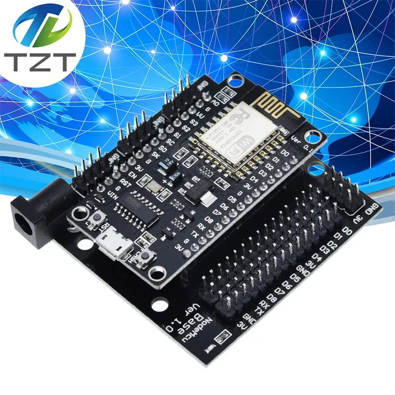 TZT NodeMcu Node MCU Base ESP8266 Testing DIY Breadboard Basics Tester suitable for NodeMcu V3