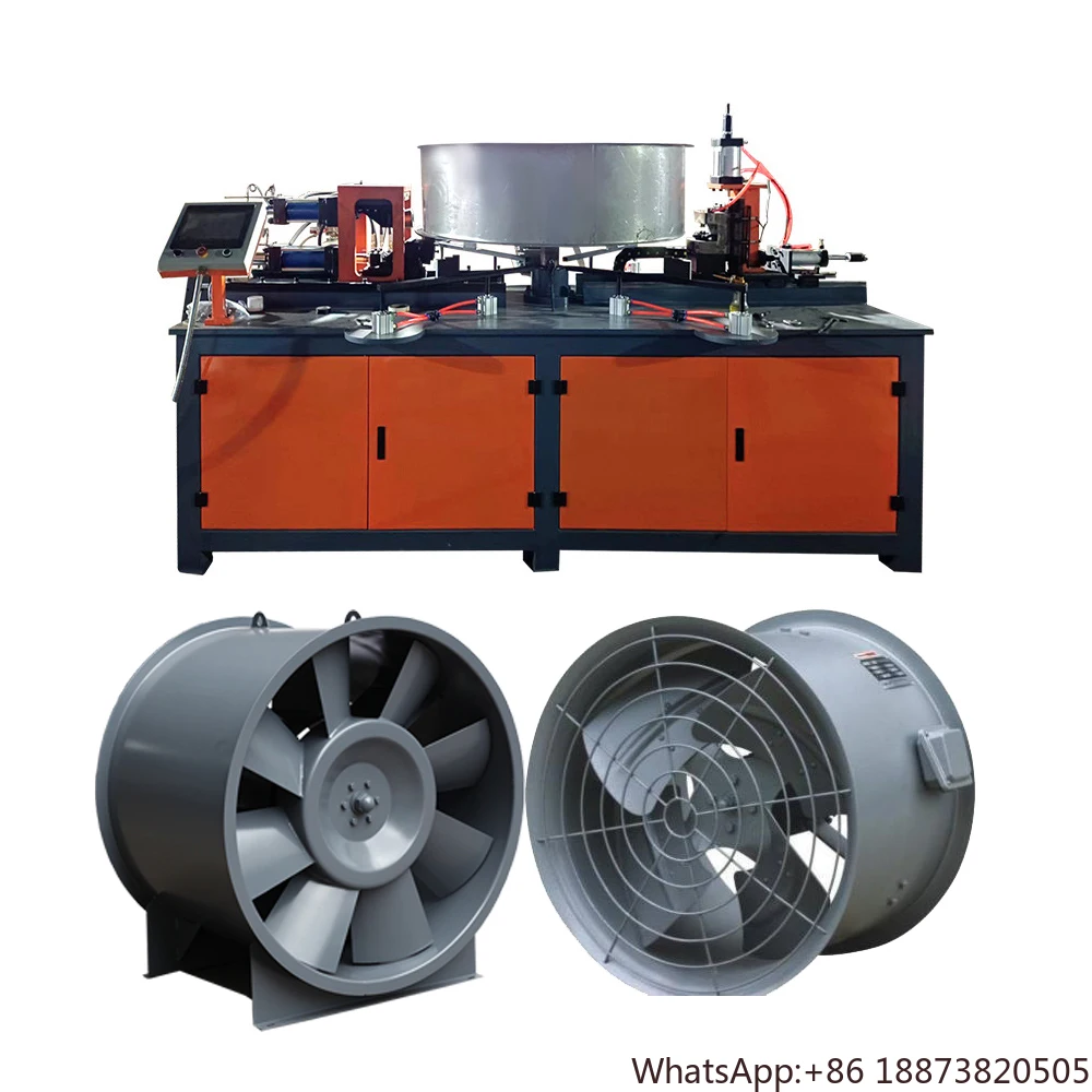 Factory Direct High - Precision Fan Edge Drawing, Punching & Curling Machine