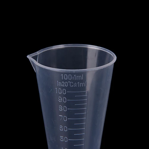 1PCS 50ml/100ml Plastic Transparent Measuring Cup Labs Graduated Beakers Kitchen Tools Accessories Liquid Measure Container Cup