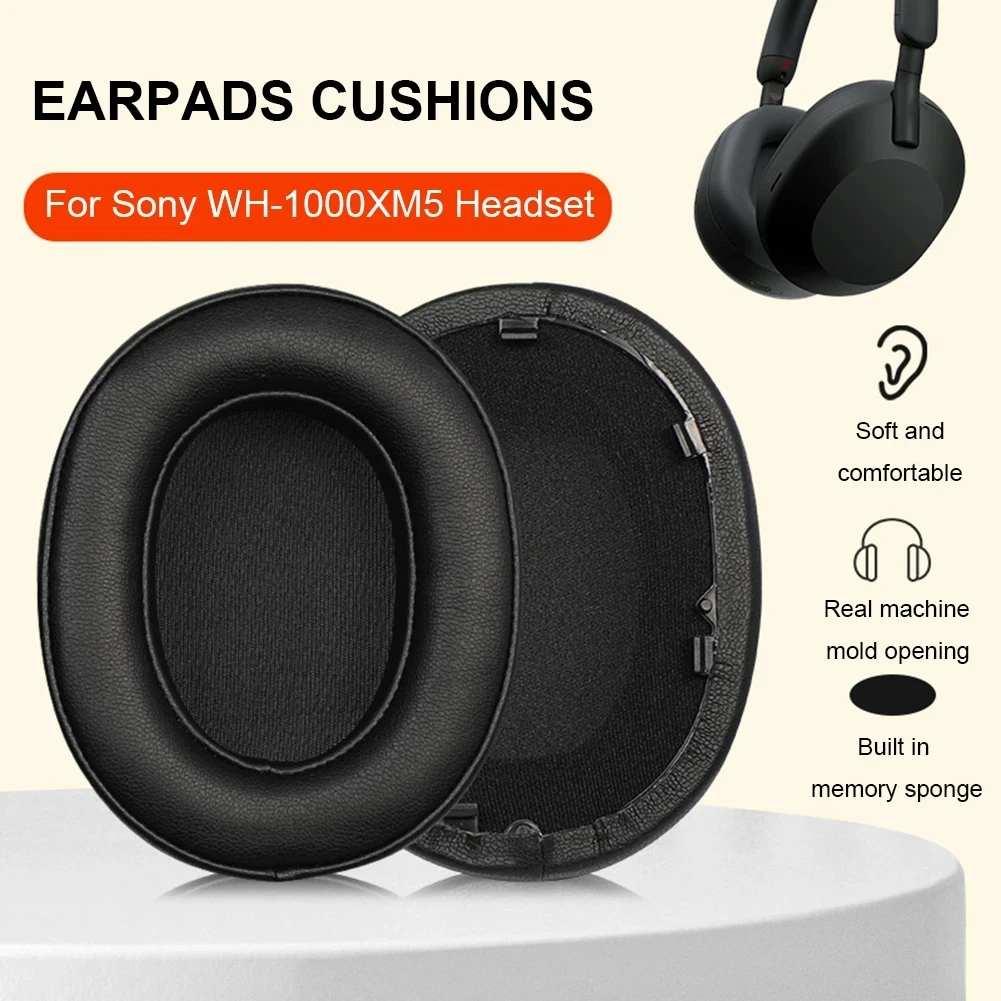 Upgraded Earpads Replacement for Sony WH1000XM5 Headphones Cushions 1000XM5 Headset Gamer Earcups Sponge Earmuffs High Quality