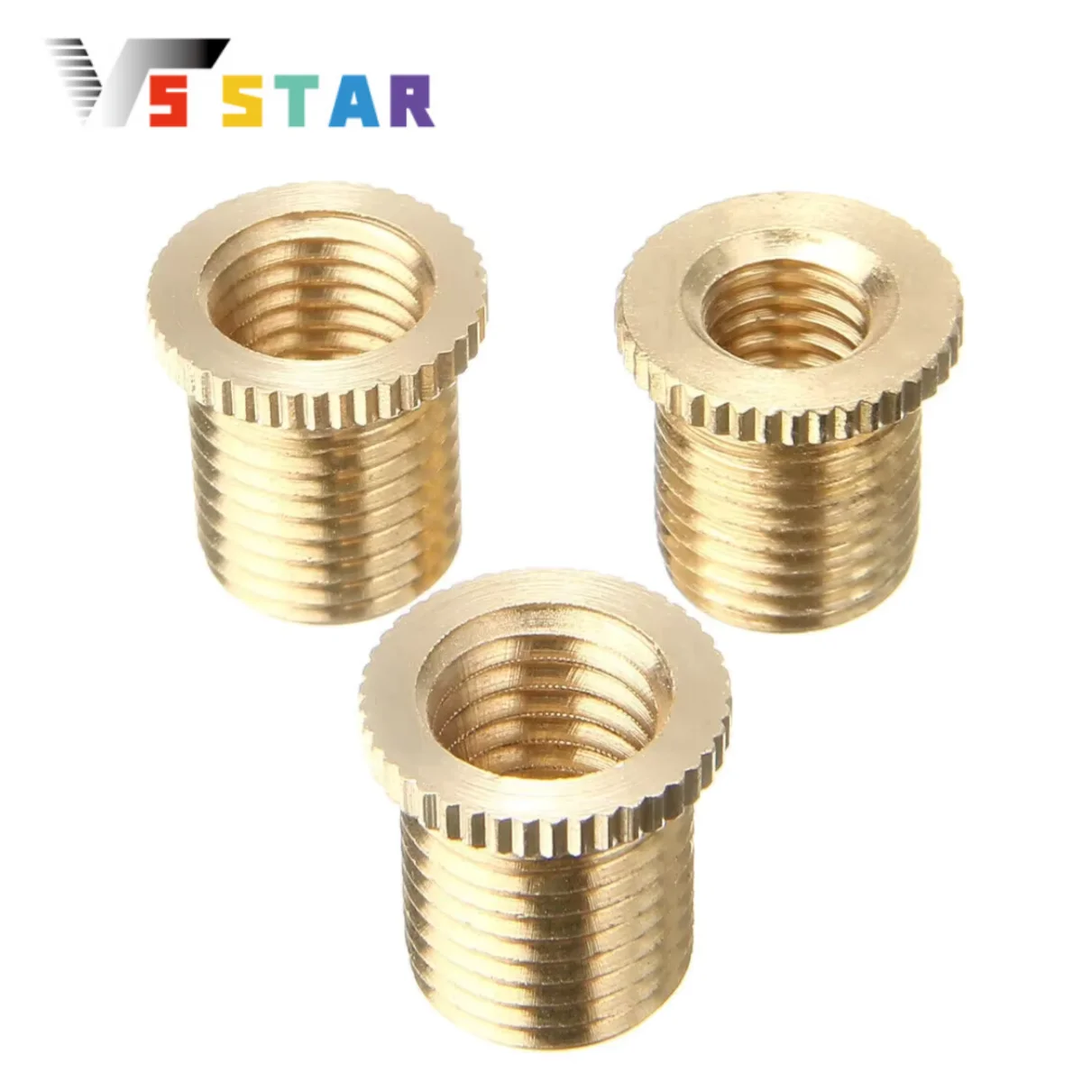

3pcs Aluminum Gear Shift Knob Thread Adapter Nut Insert Kit M10x1.25 M10x1.5 M8x1.25 For 1999-2006 V8 4.8L 5.3L 6.1L Gold SPQZH
