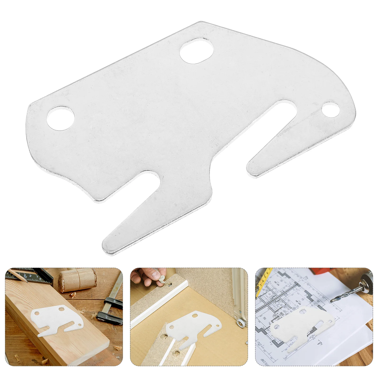 2 Pcs Component Furniture Connector Bed Frame Connecting Hinge Iron Fasteners Hook Plate