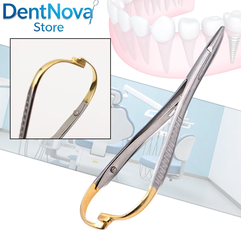 

Durable Mathieu Needle Holder Pliers Stainless Steel Dental Forceps Surgical Precision Orthodontic Dental Kit
