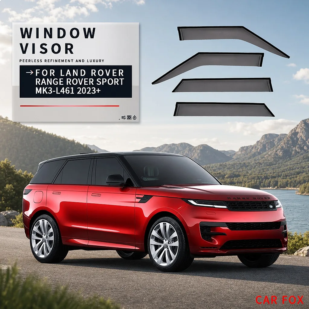

For Range Rover Sport L320 L494 L461 Window Visor Rain Sun Shade Car Side Windshield Awning
