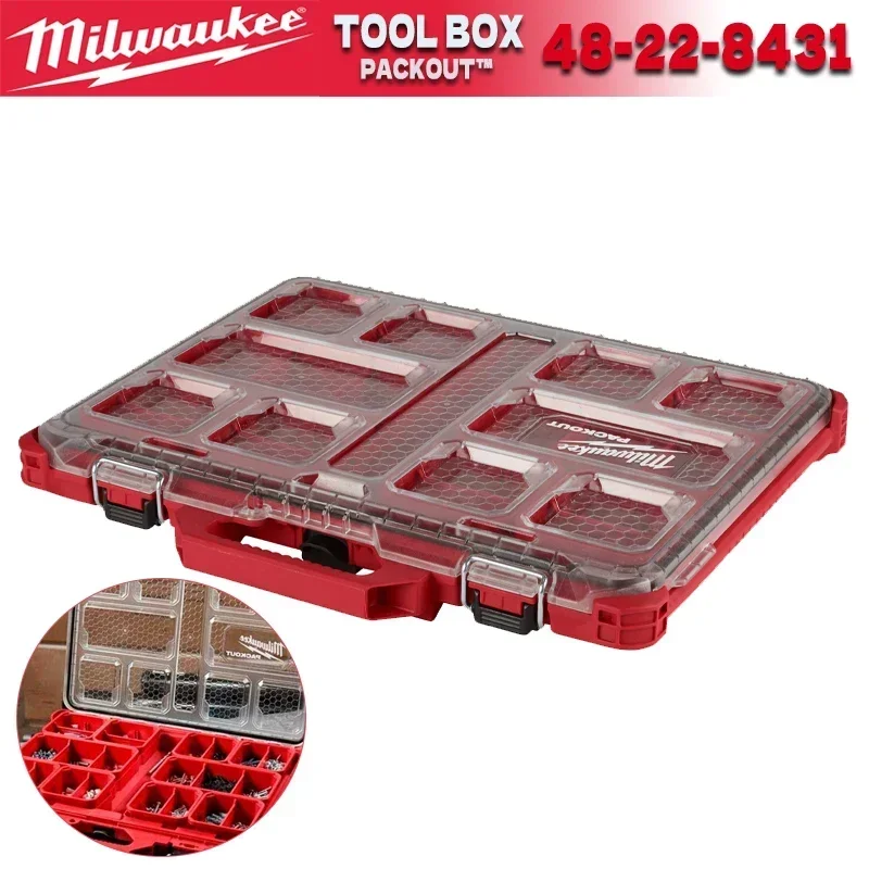 Imagem -05 - Milwaukee 48228442 48-229445 Packout Caixa de Ferramentas Peças Armazenamento de Ferramentas Elétricas Milwaukee Acessórios para Ferramentas Elétricas 48-22-8435 48-22-8410