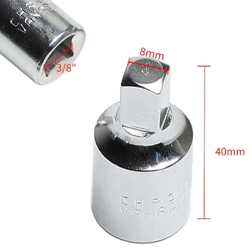 HOMEFISH 1 Stück 8mm quadratischer Ölwannen-Auslassstopfen-Schlüsselwerkzeug-Entferner für Renault Peugeot – Detail 4