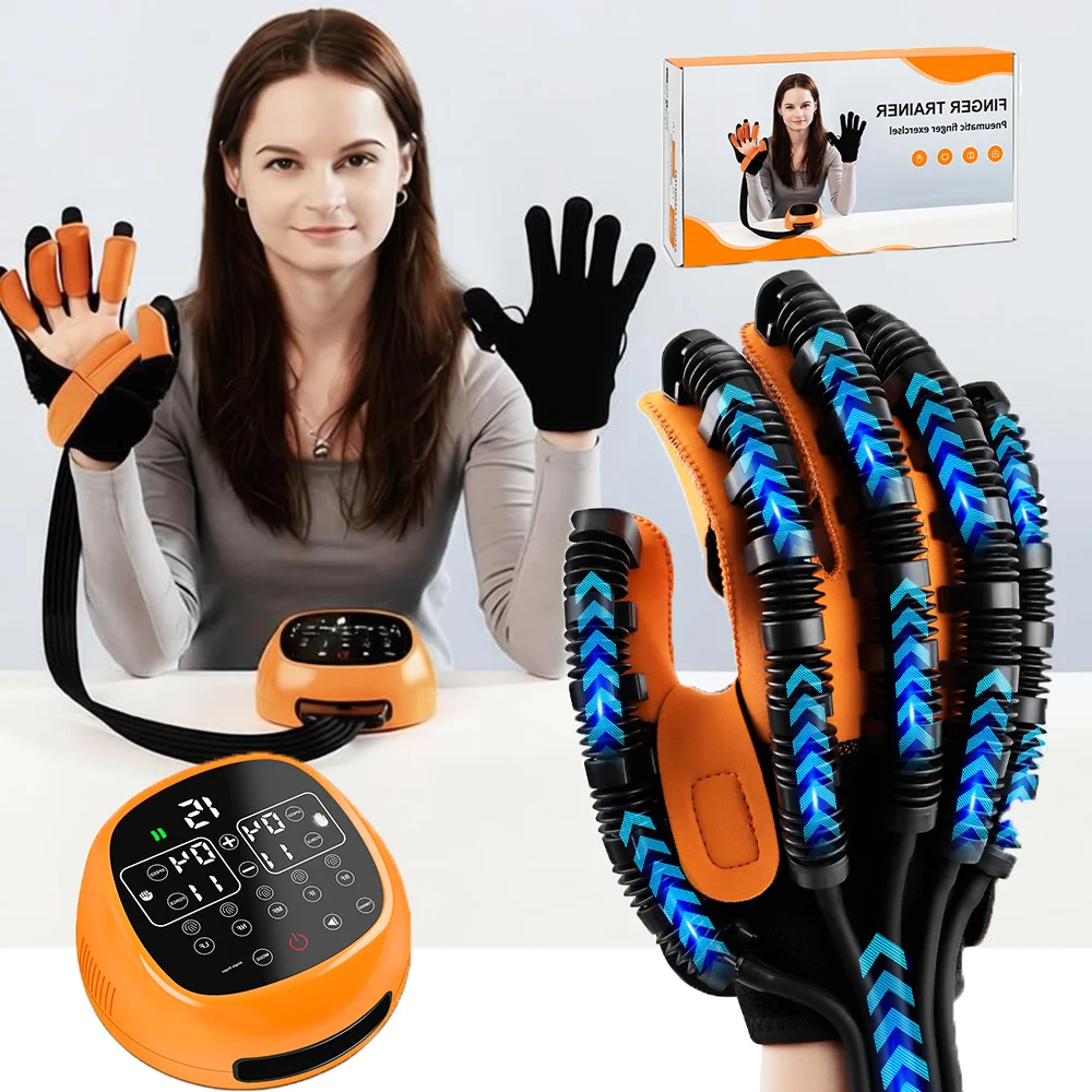 

Hemiplegia Gloves Hand Rehabilitation Robot Gloves Finger Trainner For Stroke Hand function Recovery Hand Gloves for Hemiplegia
