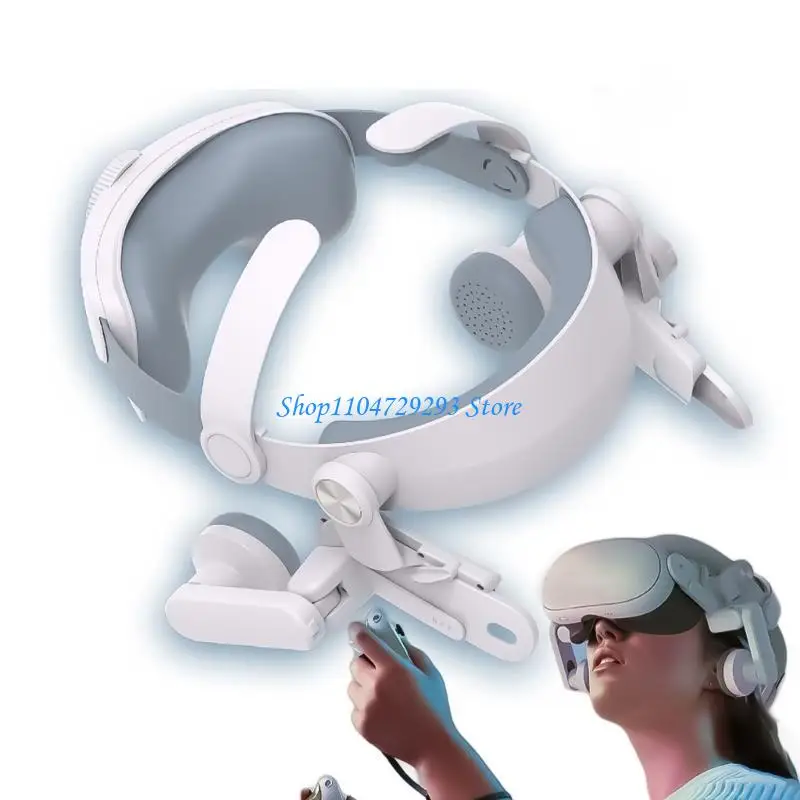 

Y2GD Decompression Headstrap for Q 3 Glasses, Replace Headband Balance Weight Headwear Enhances Comfort