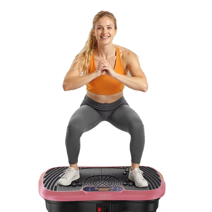 Vibration Plate Exercise Machine, ABS Full-Body Vibration Platform,Body Slimming Muscle Stimulator, Vibrating Board for Home Gym