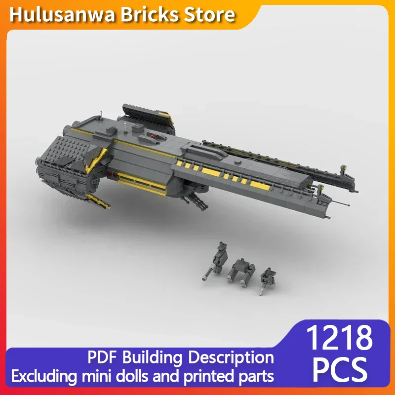 Popular Game Military Model MOC Building Bricks Dark Diver Destroyer Modular Technology Gift Holiday Assemble Children Toys Suit