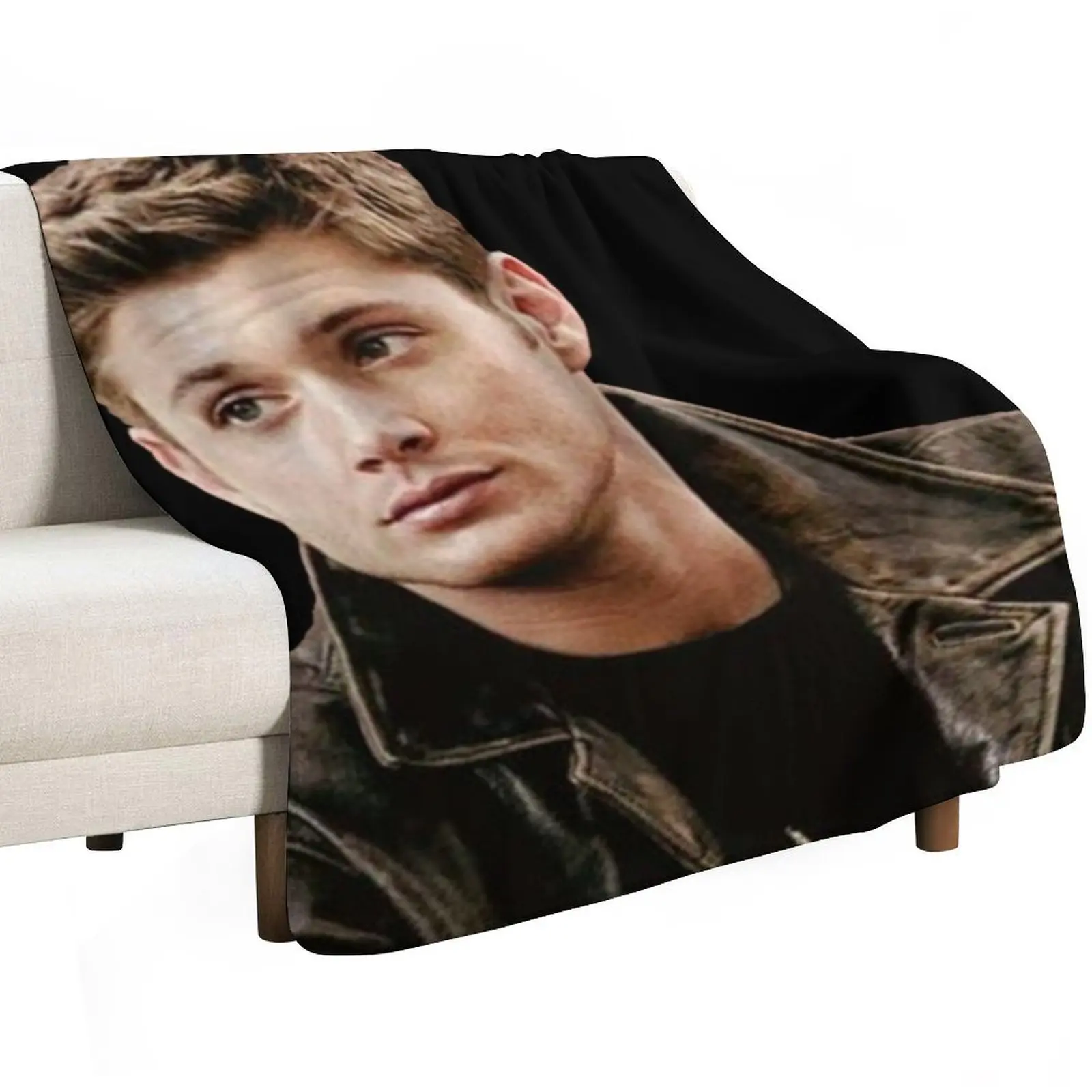 Dean Winchester Supernatural Throw Blanket manga Camping warm for winter Summer for sofa Heavy Blankets