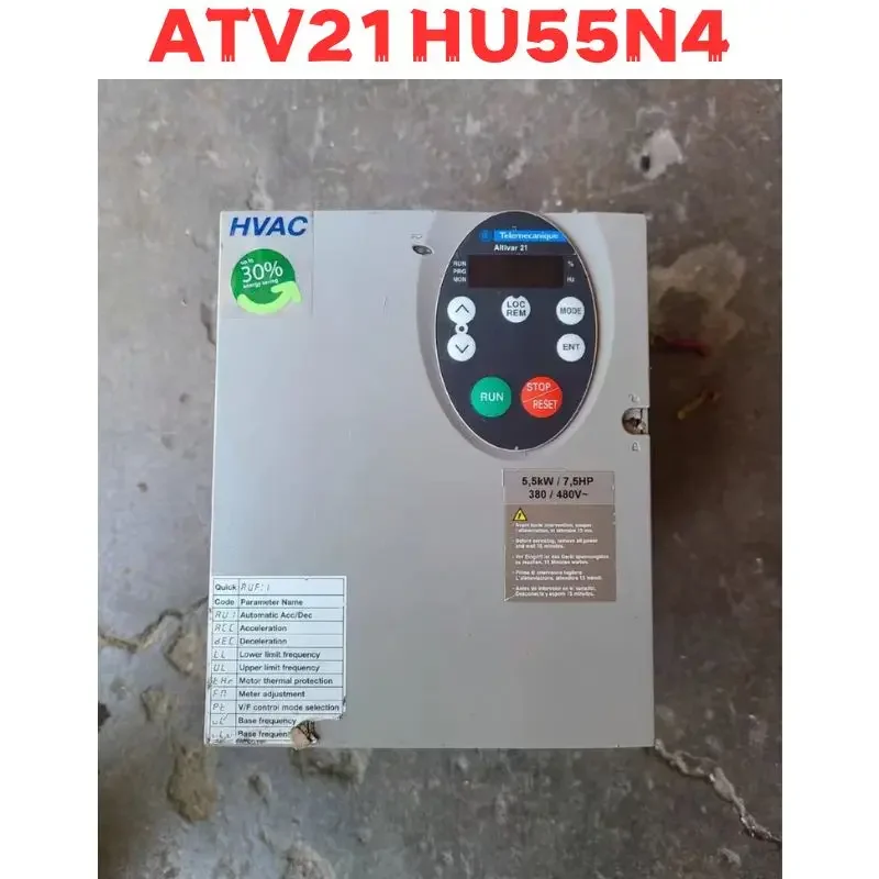 

Second-hand ATV21HU55N4 Inverter Tested OK