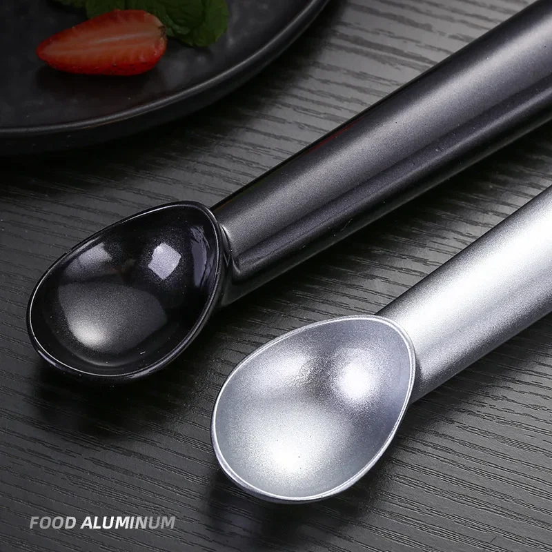 Spoon Portable Aluminum Alloy Non-stick Anti-feeze Ice Cream Baller Stainless Steel Scoop Home Kitchen Tools