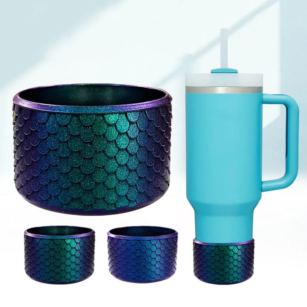 7.5cm Silicone Boot for 40 oz Tumbler Quencher Adventure Tumbler Handle Bottom Sleeve for Ice Flow Flip 30oz 20oz Water Bottle