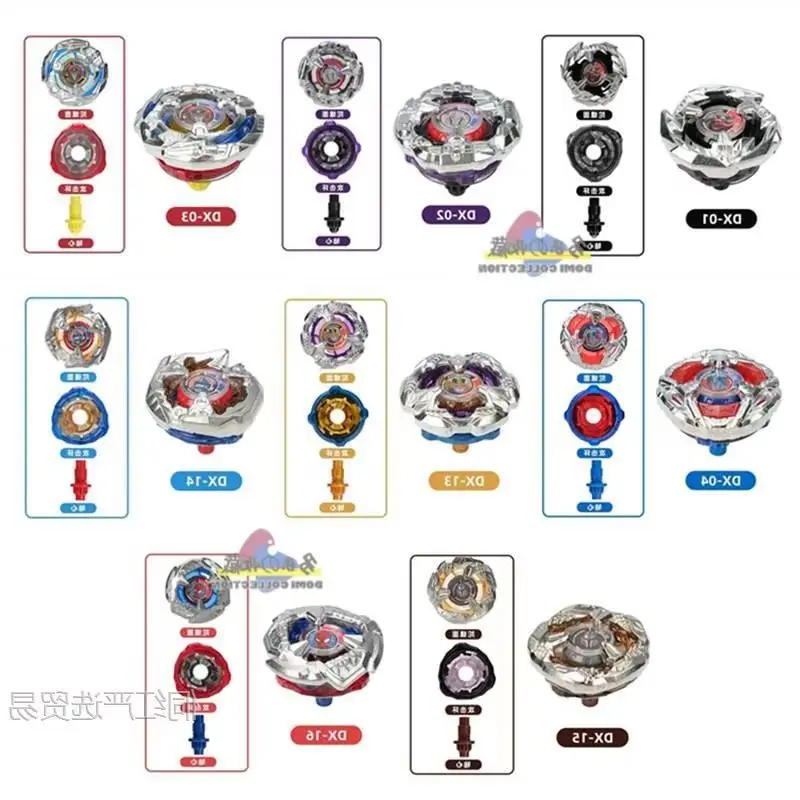 Eksplozja wojennej energii: Premium DX Alloy Spinner Multi-Pack |   Kompletna Kolekcja