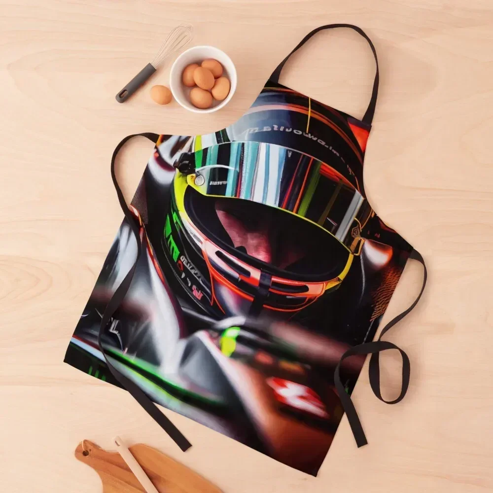 

F1 Racecar Apron Home Utensils Waiter Uniforms Kitchen Novel Kitchen Accessories Chef Uniform Apron