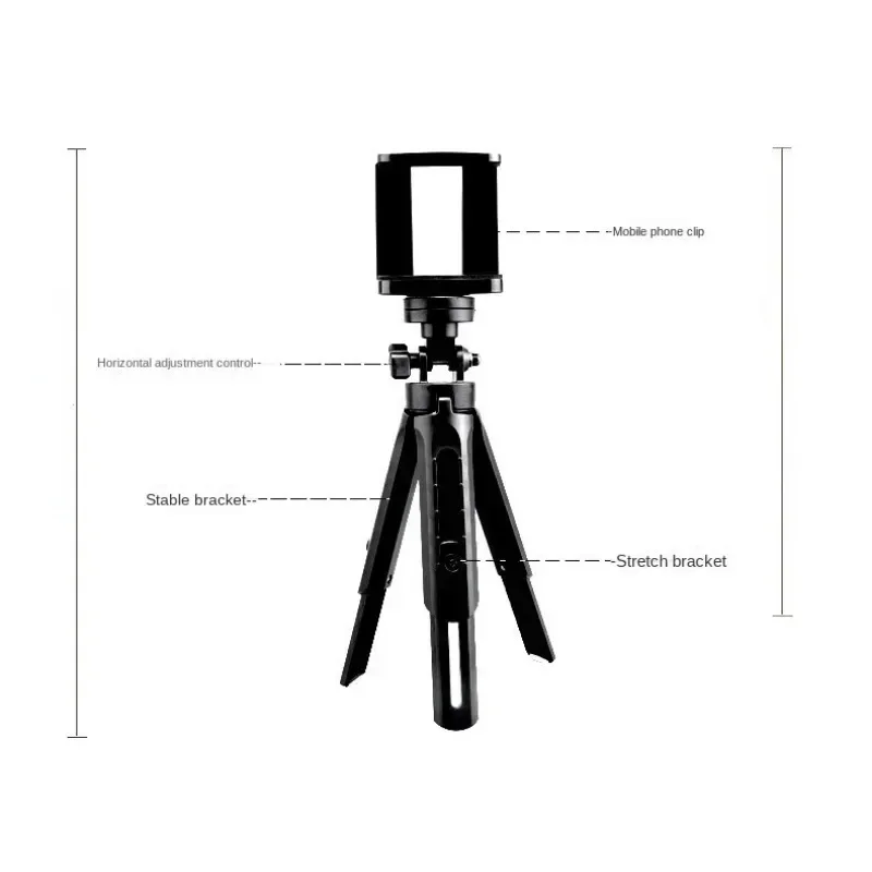Mini trípode para Selfie extraíble, cámara portátil de sobremesa, trípode para teléfono, cabezal de bola para cámaras DSLR sin espejo, trípode DV para teléfono