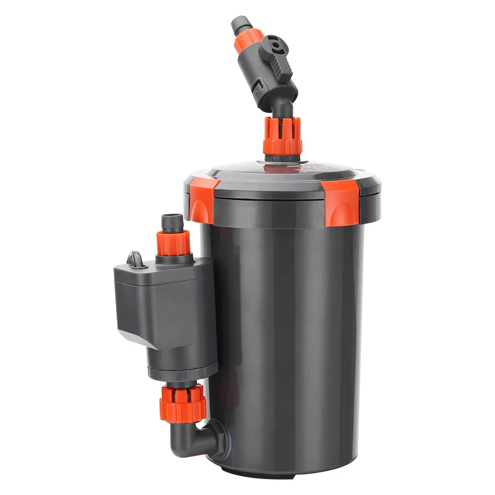 Aquarium Canister Filter Ultra-quiet External Filter Bucket Fish Tank with Pump Water Circulation Biological Filtration насос