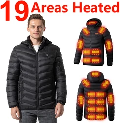 19/11/9 Areas Winter USB Heating Jackets Heated Jacket Men Electric Heating Jackets Heated Coat Clothing Heatable Cotton jacket