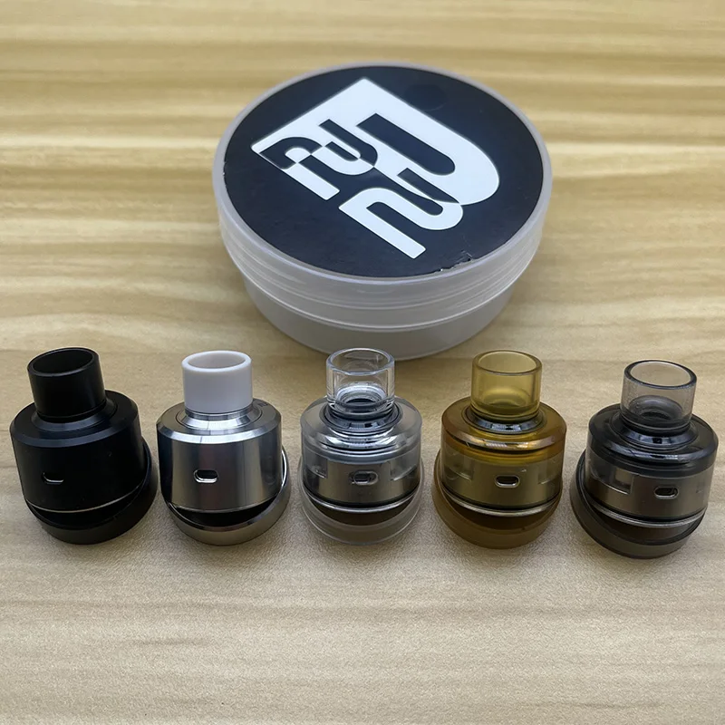 Monarchy P22 RDA Vape atomizer 316ss 22mm Rebuildable Dripping Dual Coil Vape rda tank with BF Pin Squonks 24mm Ring