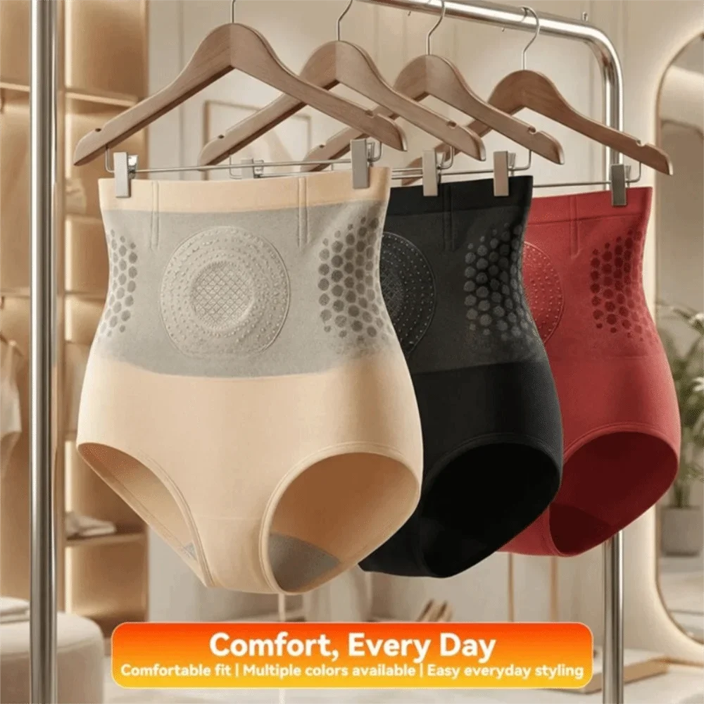 High Waisted Sculpting Shorts Abdominal Contraction Seamless Sculpting Fat-Burn Shorts Compression Underwear
