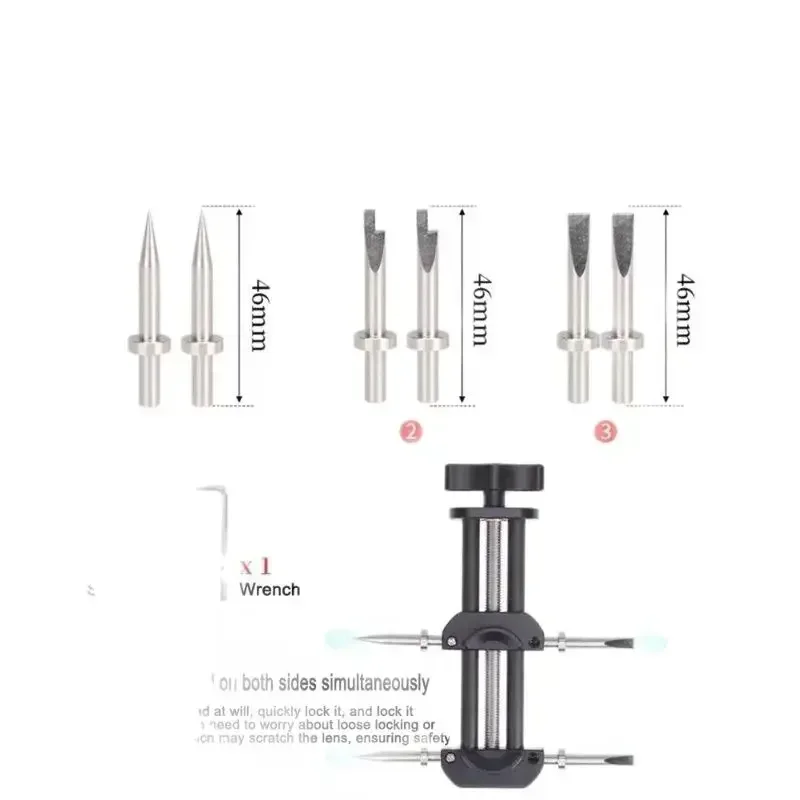 Lens Repair Tool Multi-Function Vise Lens Filter Ring Spanner Wrench Open Tool Aluminum Alloy Universal Lens Repair Tool