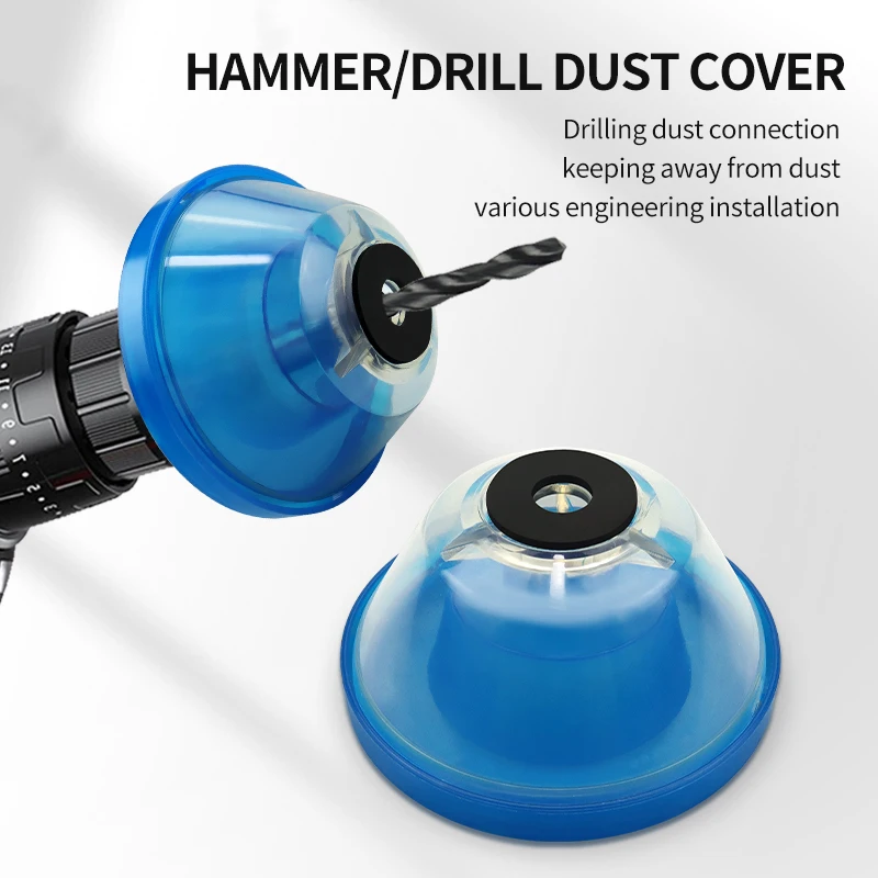 Drill Dust Collector Cover Collecting Ash Bowl Perforator Cover Dust Proof For Woodworking Tools Drill Dust Electric Accessories