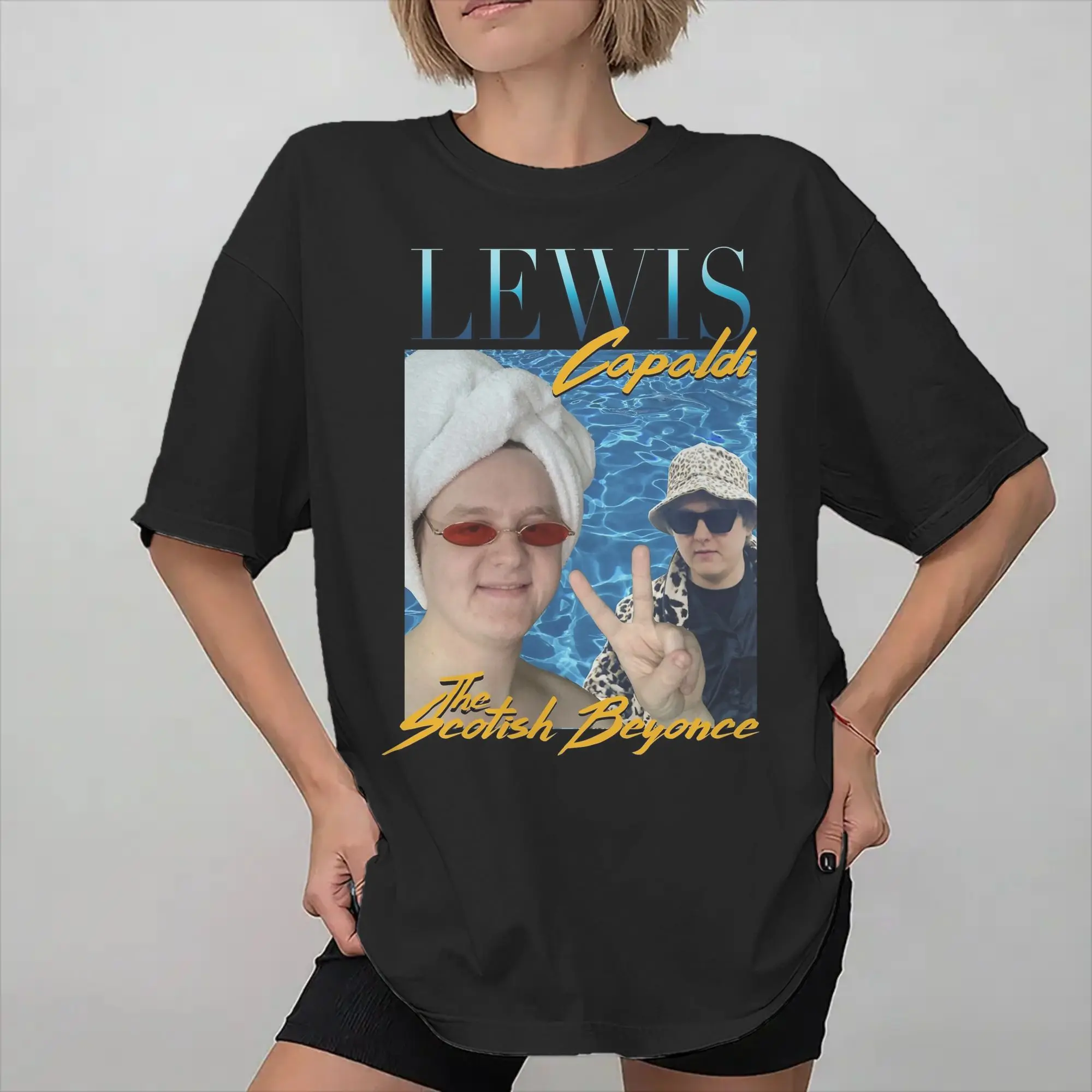 Mens Womens Lewis Capaldi Tour 2026 Shirt Cotton Graphic Printing T-Shirt  Clothing Outfits