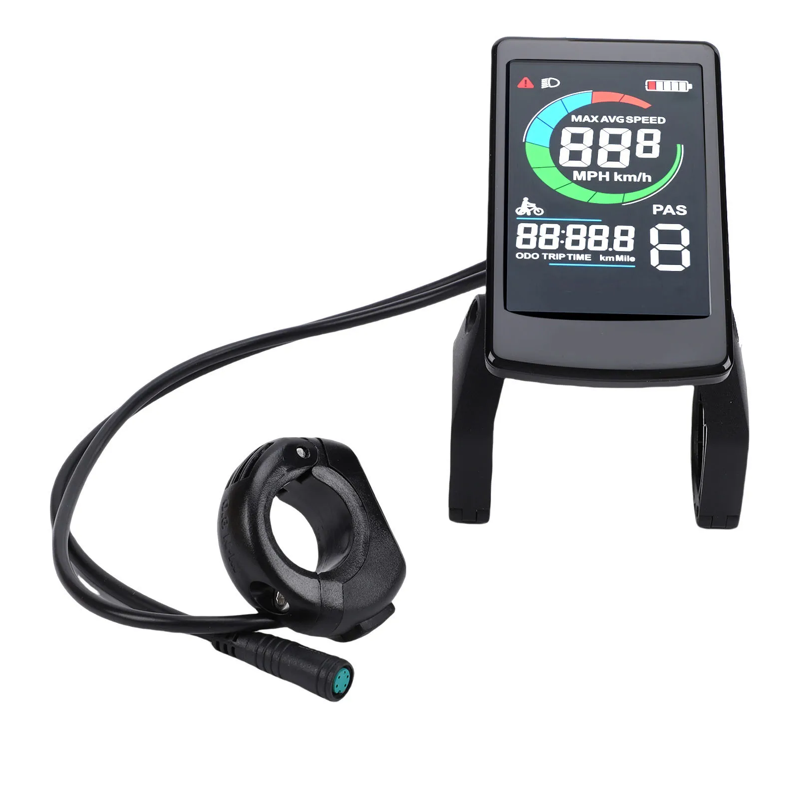 Electric Bike Display Meter for BAFANG G340 G320 Mid Motor Water Proof Electric Bike Control Panel Screen with 5 Pin Connector