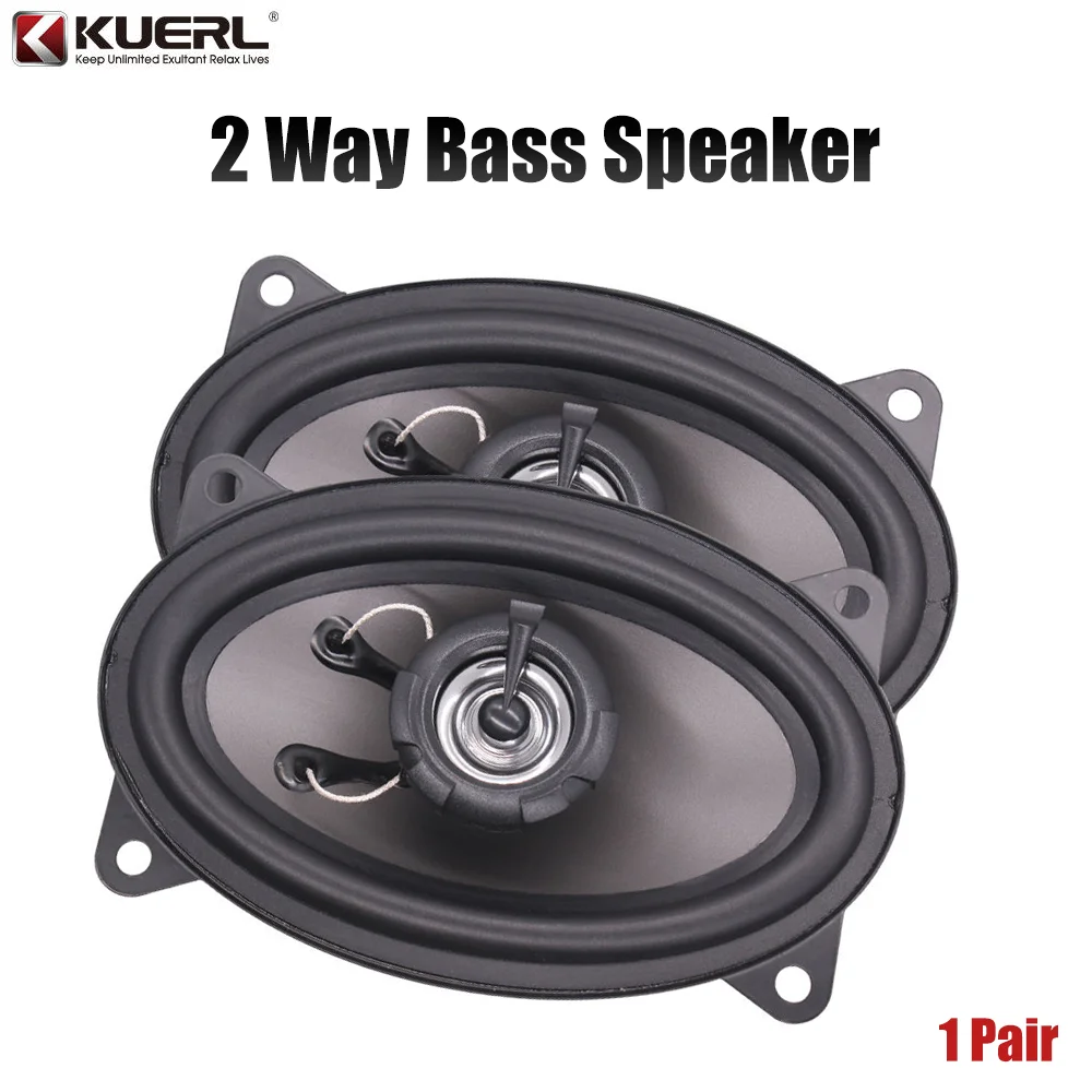 

Universal 4*6 Inch Car Bass Speakers RMS 30W High Power Car Audio Stereo 2 Way Full Range Audio Non-Destructive Installation