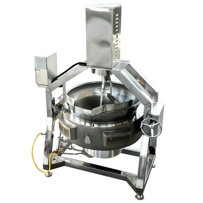 Caramel Chili Sauce Jam Planetary Stirring Jacketed Kettle Cooking Mixer