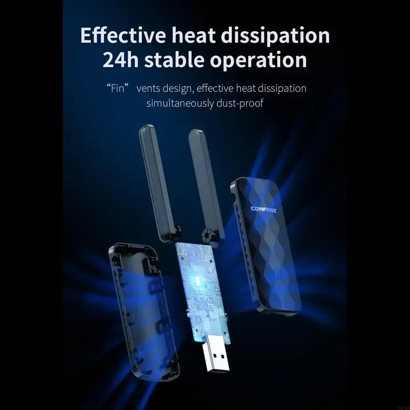 N84B CF-822AC Беспроводная сетевая карта настольная карта настольная компьютер встроенная адаптерная карта Wi-Fi 650 Мбит/с ГГц