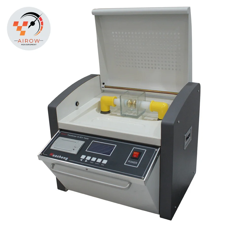 AIROW Huazheng High Accuracy 100000V Insulating Oil Breakdown Strength Measurement Station IEC 60156 Standard Oil BDV Test Kit