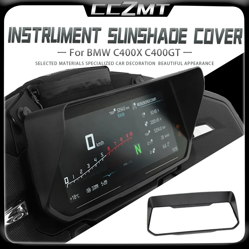 

For BMW C400X C400GT c400x 2025 Motorcycle Instrument Hat Sun Visor Meter Cover Guard Nstrument Film Dashboard Sun Visor Cover