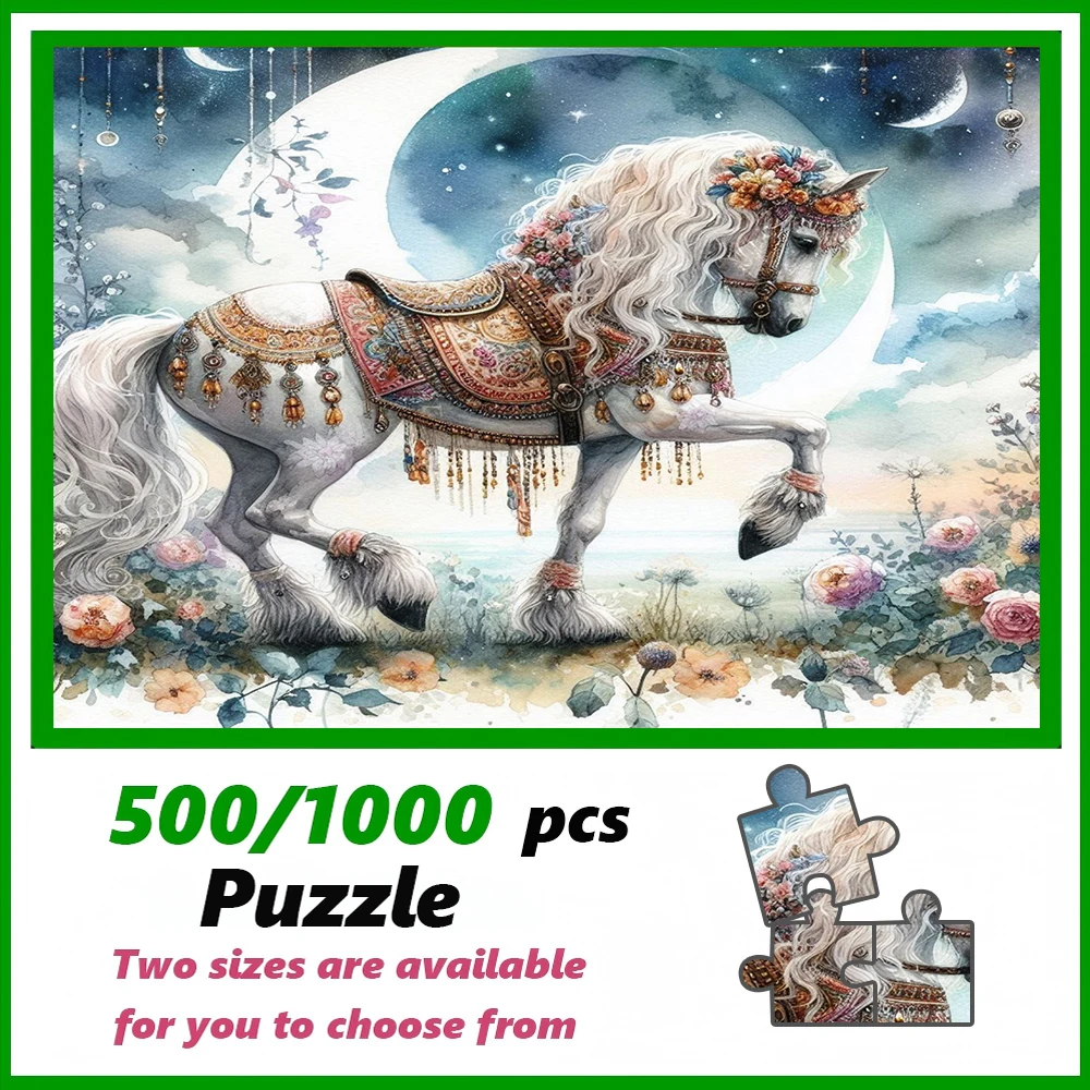 Ein hochwertiges 500/1000-teiliges Puzzle, perfekt für Erwachsene, ist ein unterhaltsames Familienspiel, das Stress abbaut und großartig für die ganze Familie ist.