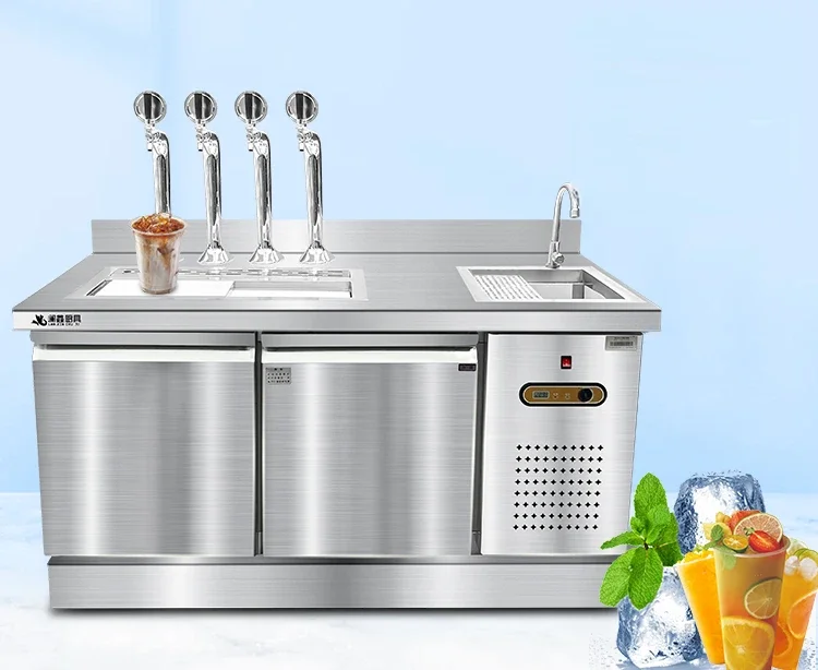 Fully automatic draught beer machine, commercial pour-over coffee counter, fresh drink, fruit tea, freshly mixed barr